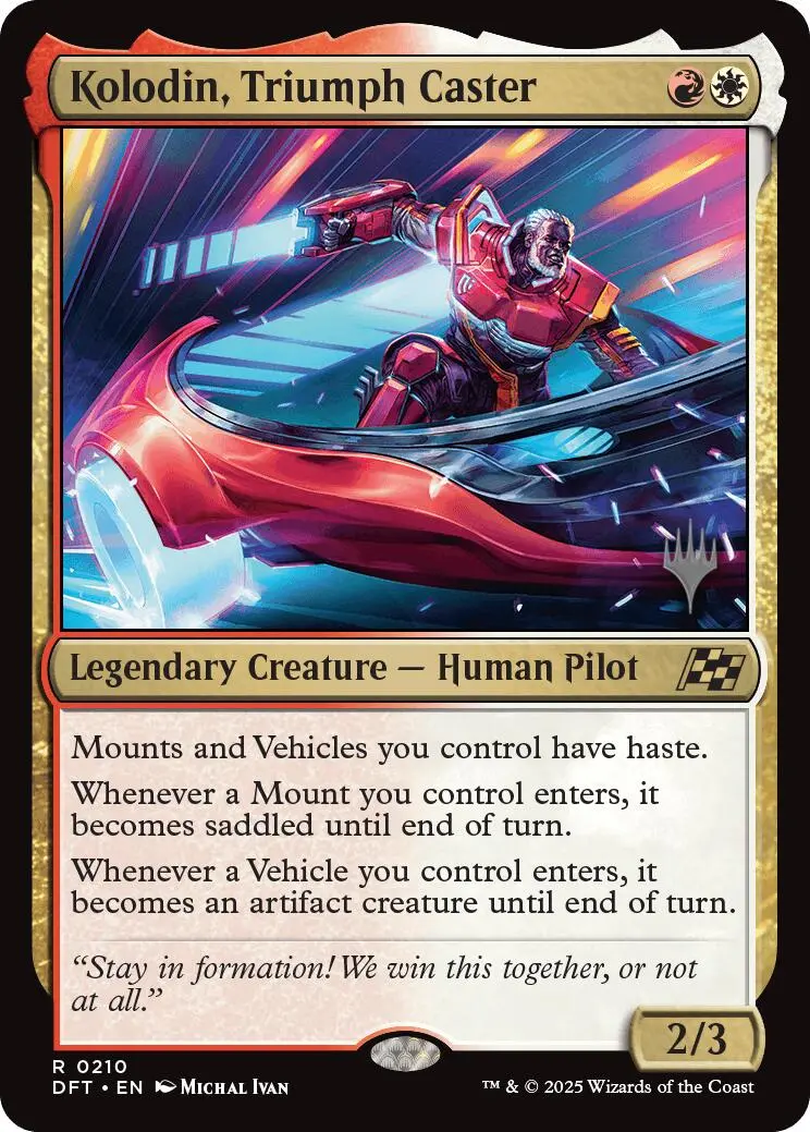 Kolodin, Triumph Caster (Promo Pack) [Aetherdrift Promos] 1