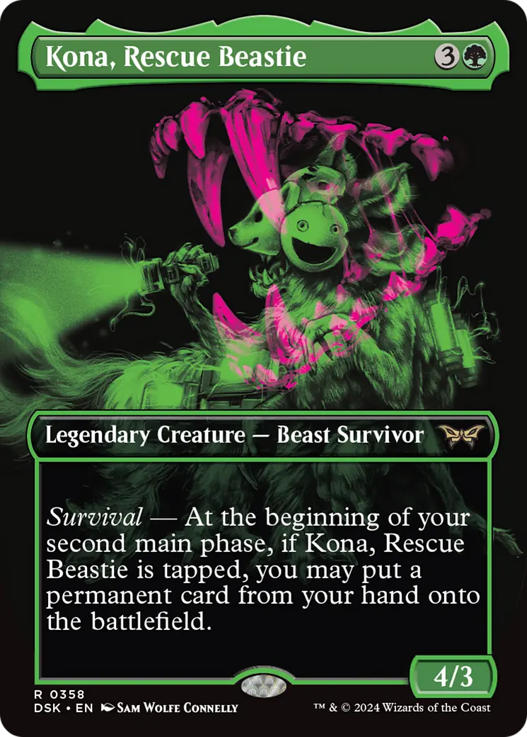 Kona, Rescue Beastie (Showcase) [Duskmourn: House Of Horror] 1
