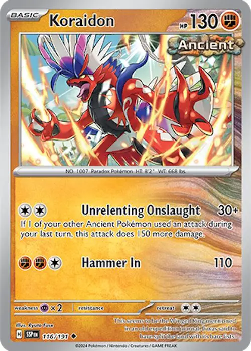Koraidon (116/191) [Scarlet & Violet: Surging Sparks] 1