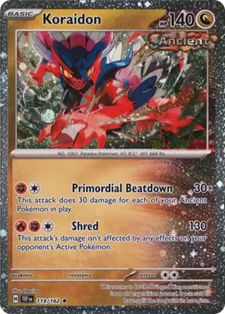 Koraidon (119/162) (Cosmos Holo) [Miscellaneous Cards] 1