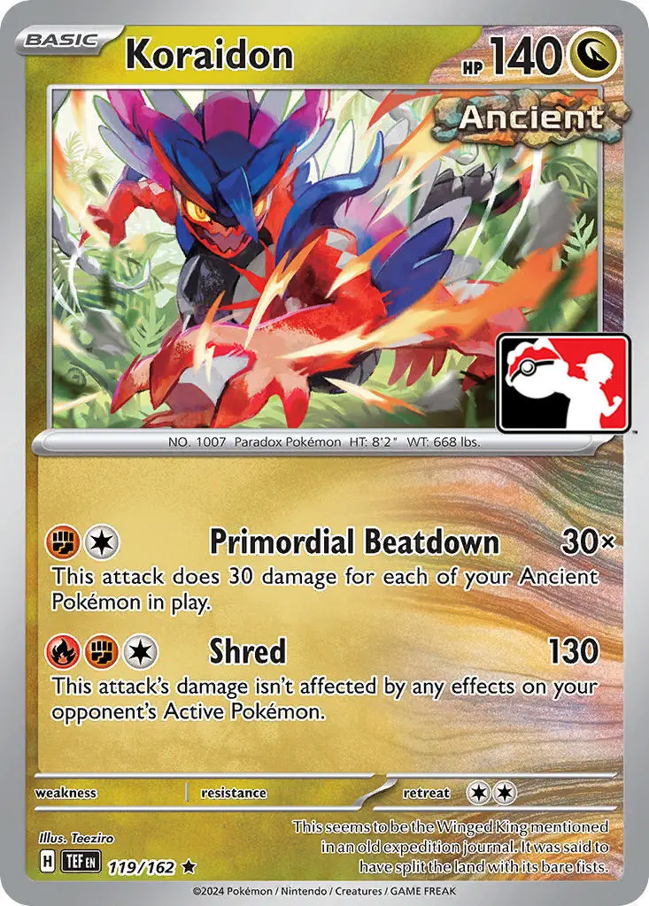 Koraidon (119/162) [Prize Pack Series Five] 1