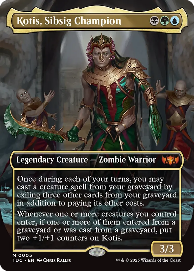 Kotis, Sibsig Champion (Borderless) [Tarkir: Dragonstorm Commander] 1
