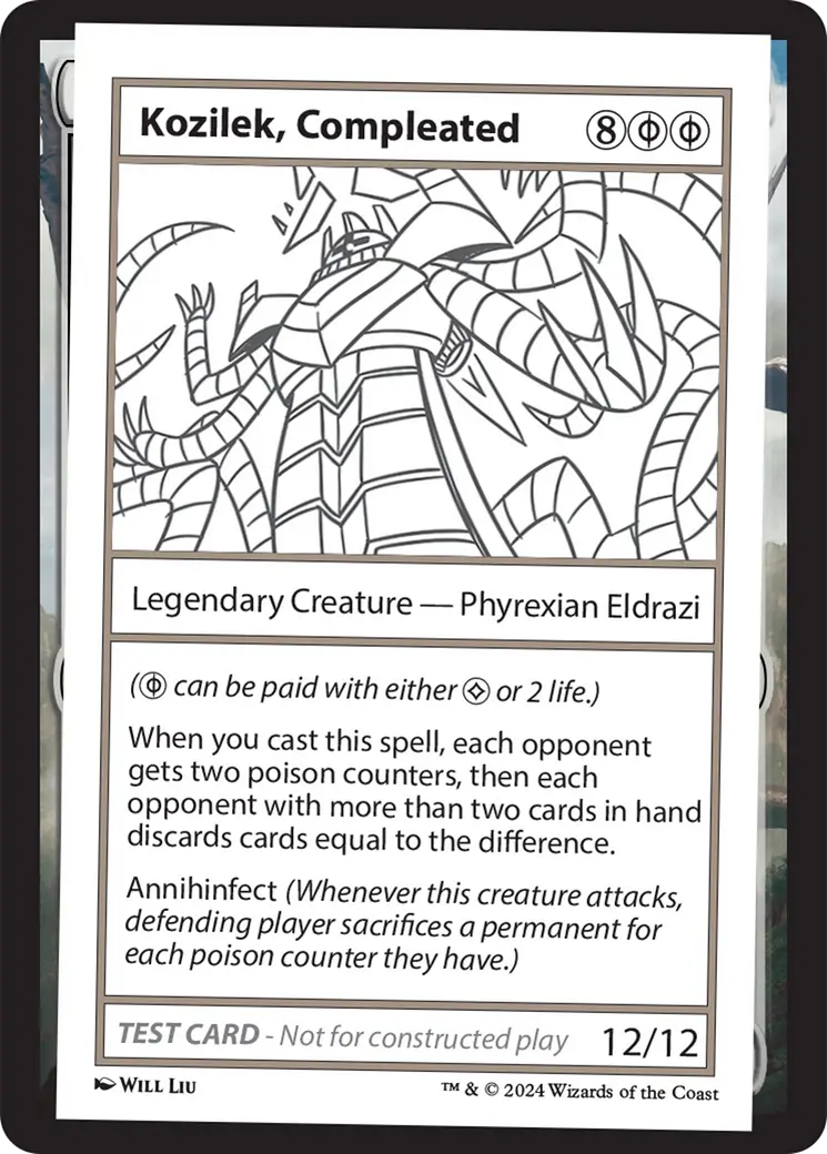 Kozilek, Completed [Mystery Booster 2 Playtest Cards] 1