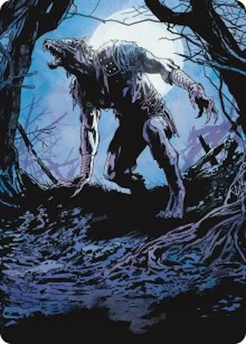 Krallenhorde Howler Art Card [Innistrad Remastered Art Series] 1