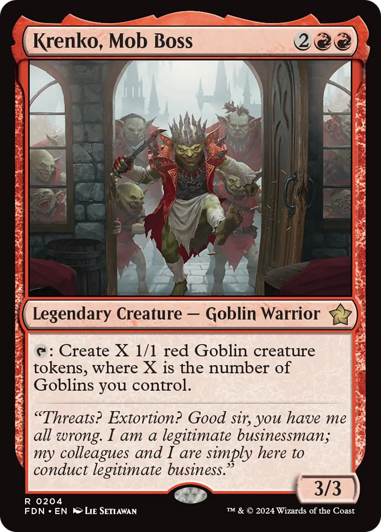 Krenko, Mob Boss [Foundations] 1