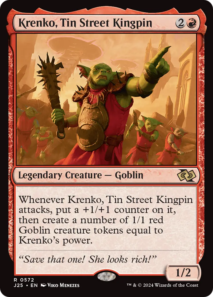 Krenko, Tin Street Kingpin [Foundations Jumpstart] 1