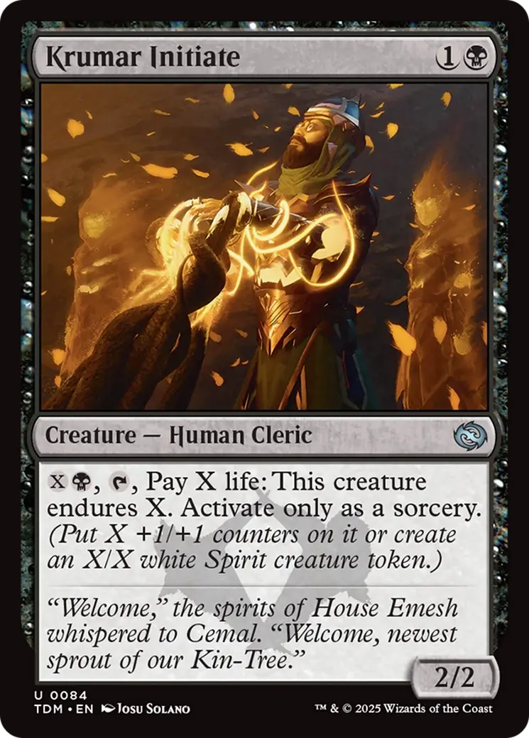 Krumar Initiate [Tarkir: Dragonstorm] 1