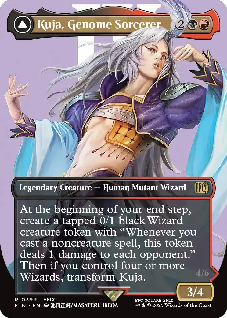 Kuja, Genome Sorcerer // Trance Kuja, Fate Defied (Borderless) [Final Fantasy] 1