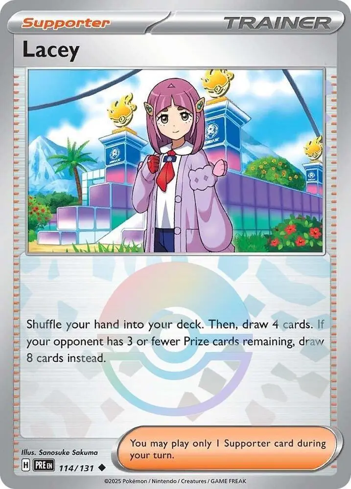 Lacey (114/131) (Poke Ball Pattern) [Scarlet & Violet: Prismatic Evolutions] 1