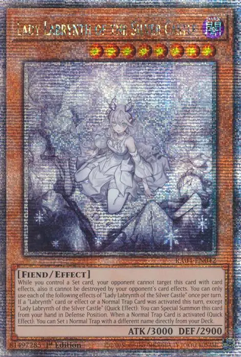 Lady Labrynth Of The Silver Castle (New Art) [Ra04-En042] Quarter Century Secret Rare 1