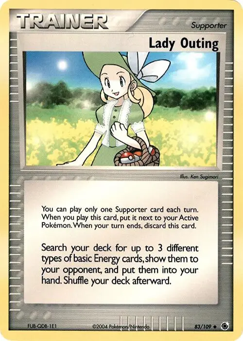 Lady Outing (83/109) (Theme Deck Exclusive) [Ex: Ruby & Sapphire] 1