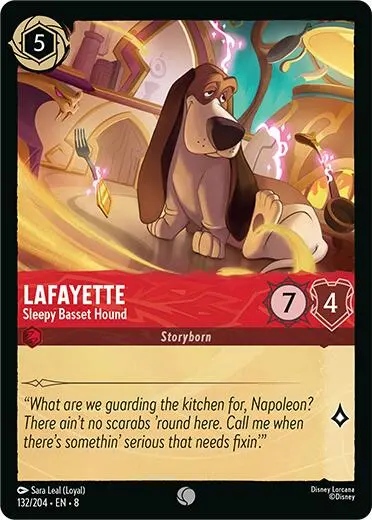 Lafayette - Sleepy Basset Hound (132/204) [Reign Of Jafar] 1