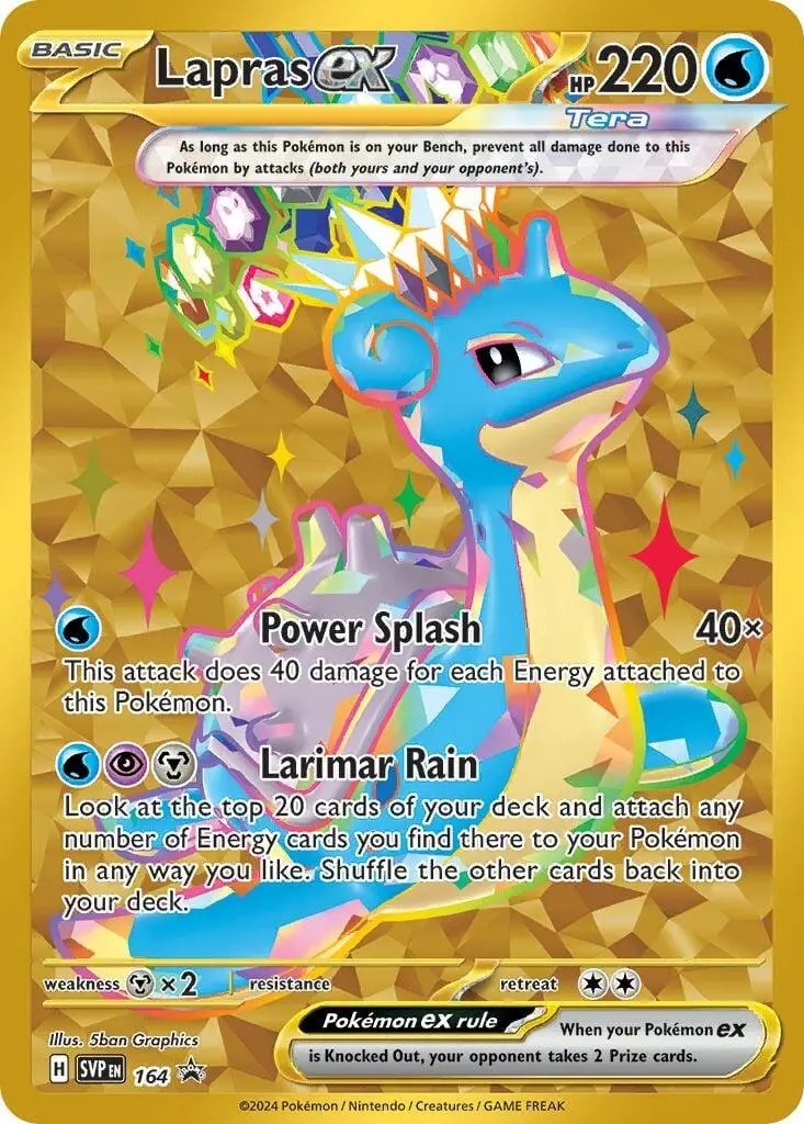 Lapras Ex (164) [Scarlet & Violet: Black Star Promos] 1