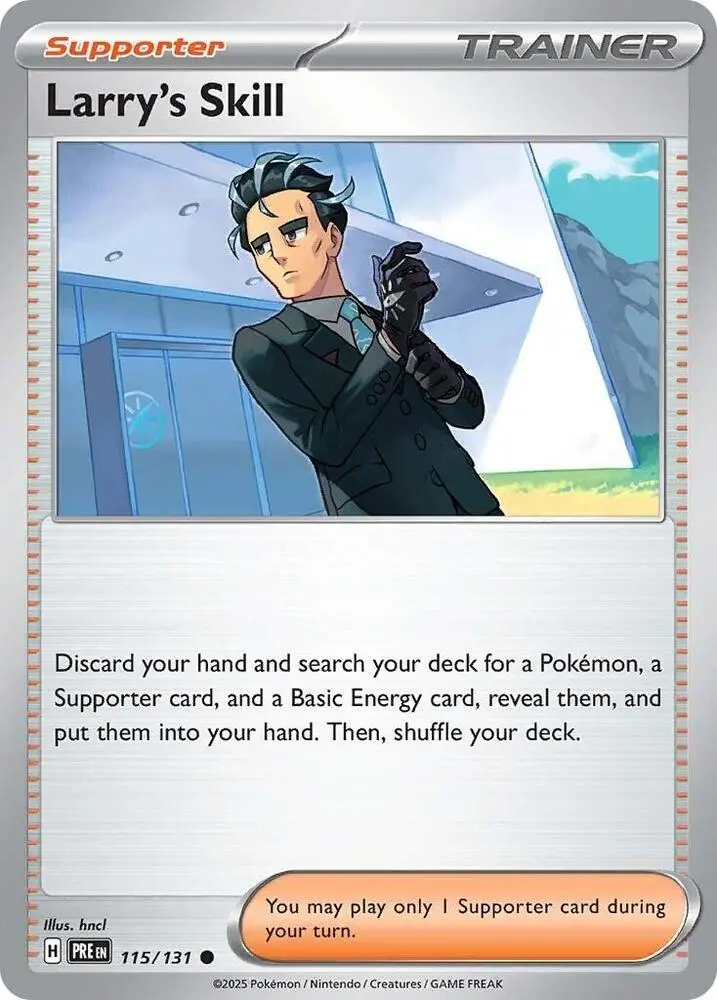 Larry's Skill (115/131) [Scarlet & Violet: Prismatic Evolutions] 1