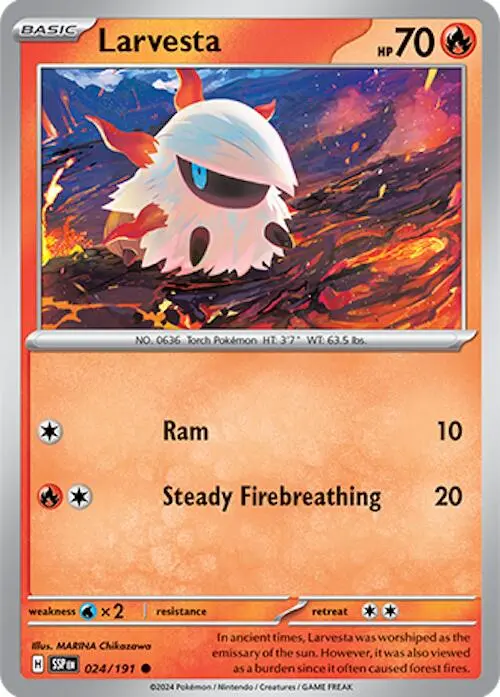 Larvesta (024/191) [Scarlet & Violet: Surging Sparks] 1
