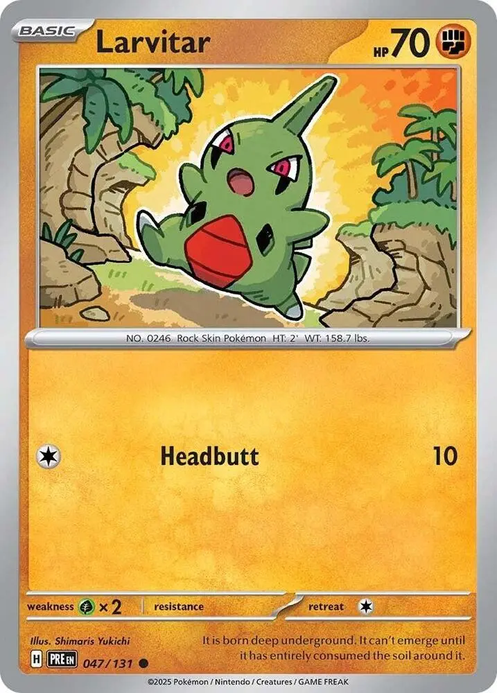 Larvitar (047/131) [Scarlet & Violet: Prismatic Evolutions] 1
