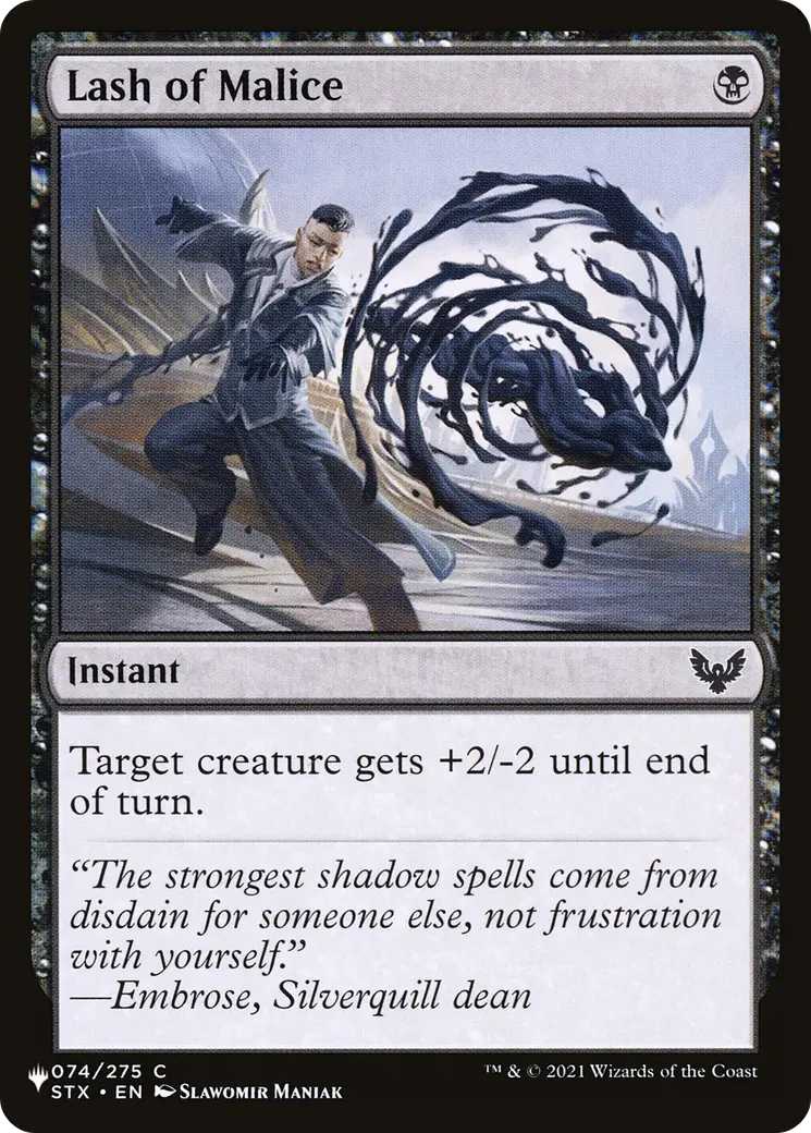 Lash Of Malice [The List] 1