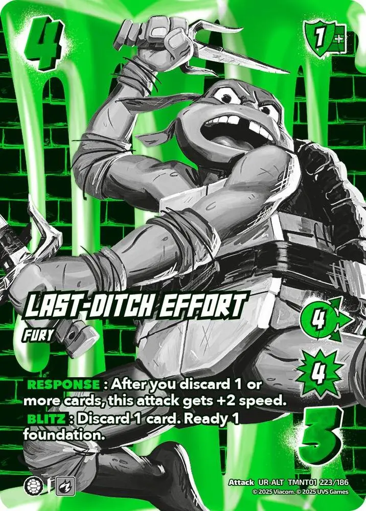 Last-Ditch Effort (Alternate Art) - Teenage Mutant Ninja Turtles (Tmnt) 1
