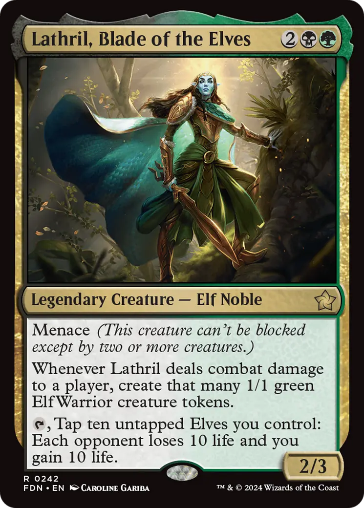 Lathril, Blade Of The Elves [Foundations] 1