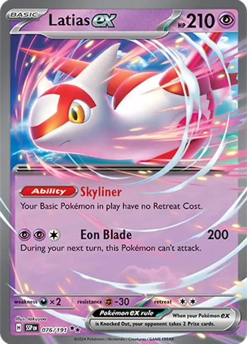 Latias Ex (076/191) [Scarlet & Violet: Surging Sparks] 1