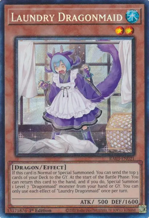 Laundry Dragonmaid (Cr) [Ra03-En021] Prismatic Collector's Rare 1