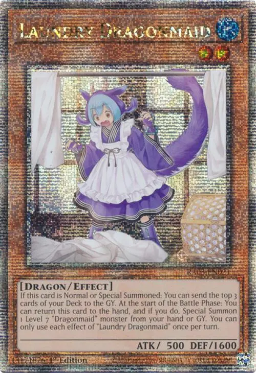 Laundry Dragonmaid (Quarter Century Secret Rare) [Ra03-En021] Quarter Century Secret Rare 1