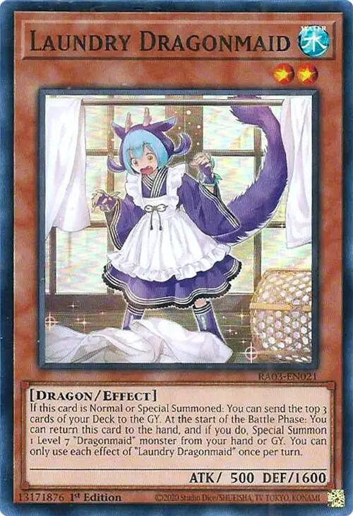 Laundry Dragonmaid [Ra03-En021] Super Rare 1