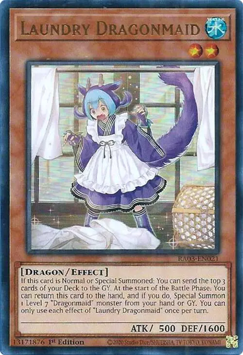 Laundry Dragonmaid (Ur) [Ra03-En021] Ultra Rare 1