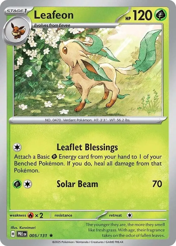 Leafeon (005/131) [Scarlet & Violet: Prismatic Evolutions] 1