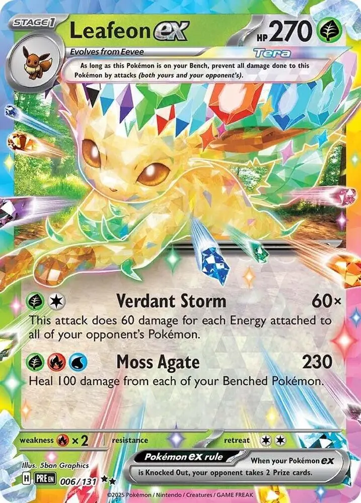 Leafeon Ex (006/131) [Scarlet & Violet: Prismatic Evolutions] 1
