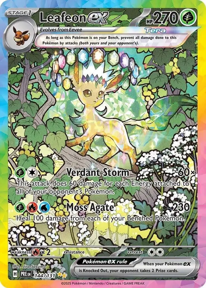 Leafeon Ex (144/131) [Scarlet & Violet: Prismatic Evolutions] 1