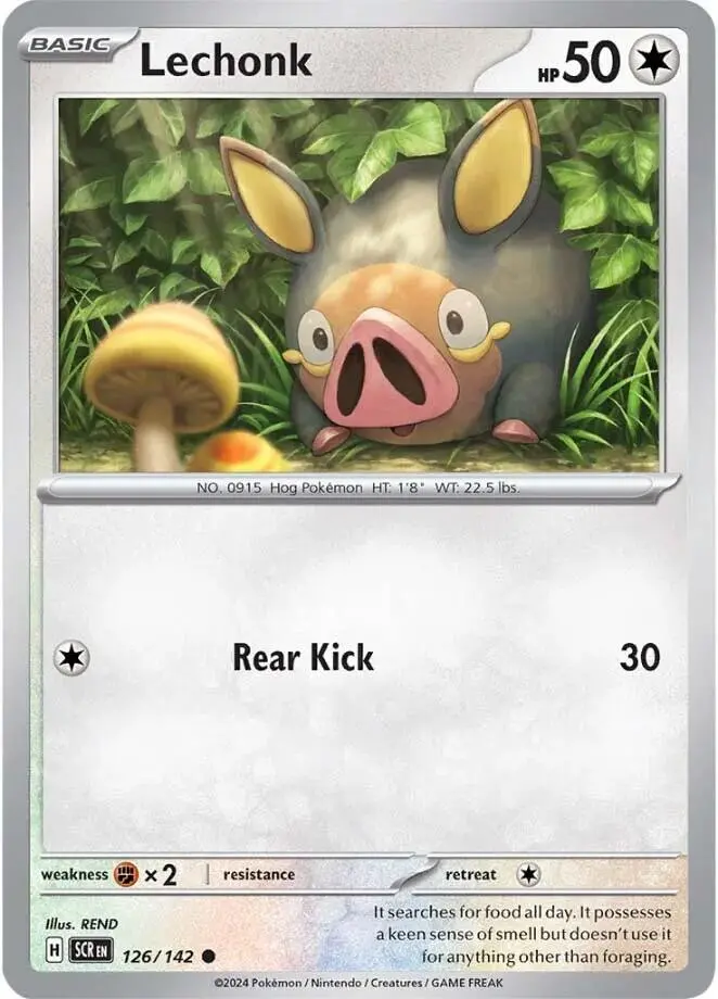 Lechonk (126/142) [Scarlet & Violet: Stellar Crown] 1