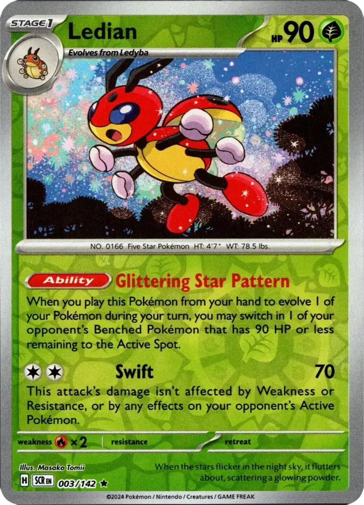 Ledian (003/142) [Scarlet & Violet: Stellar Crown] 1