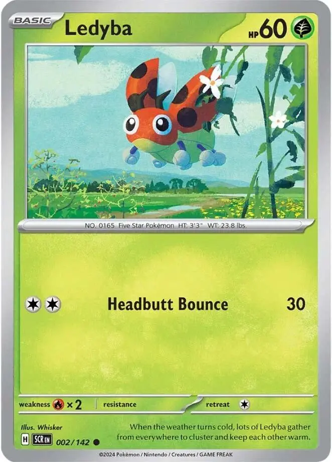 Ledyba (002/142) [Scarlet & Violet: Stellar Crown] 1