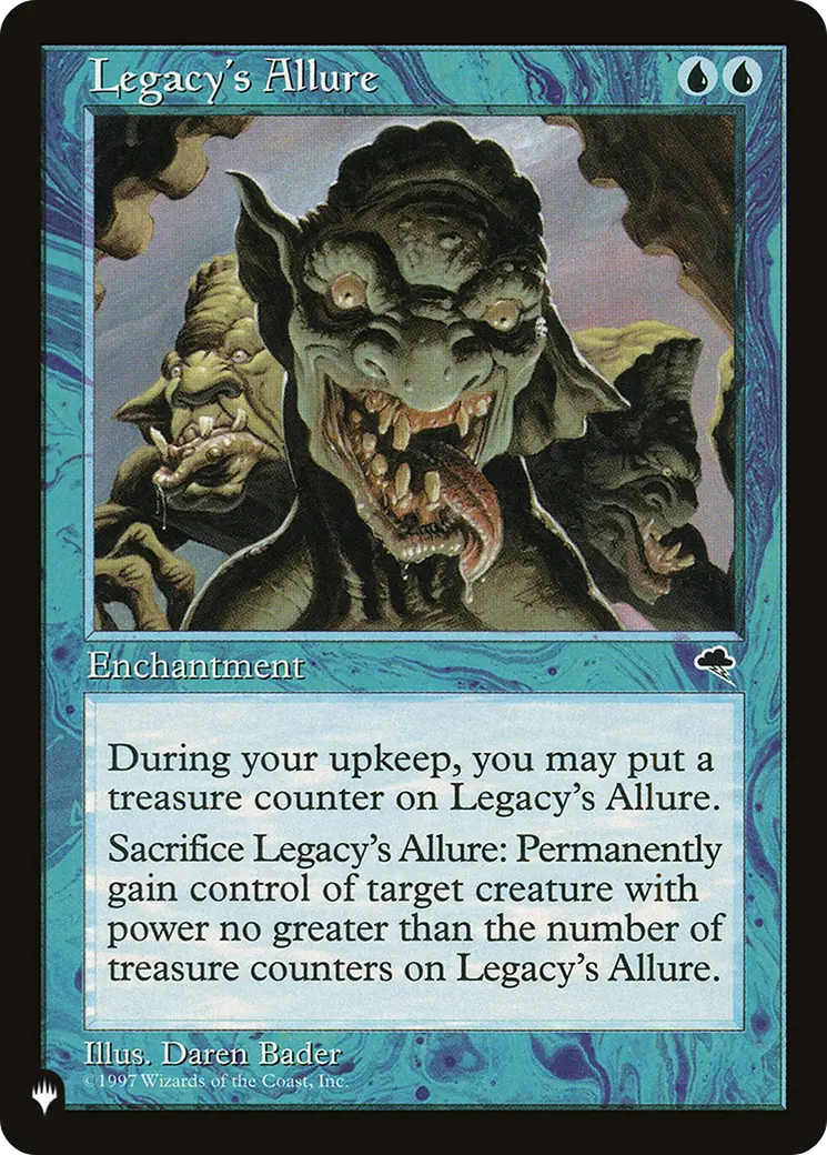 Legacy's Allure [The List] 1