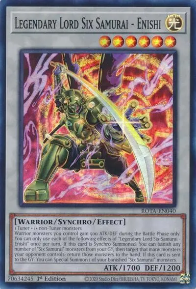 Legendary Lord Six Samurai - Enishi [Rota-En040] Super Rare 1