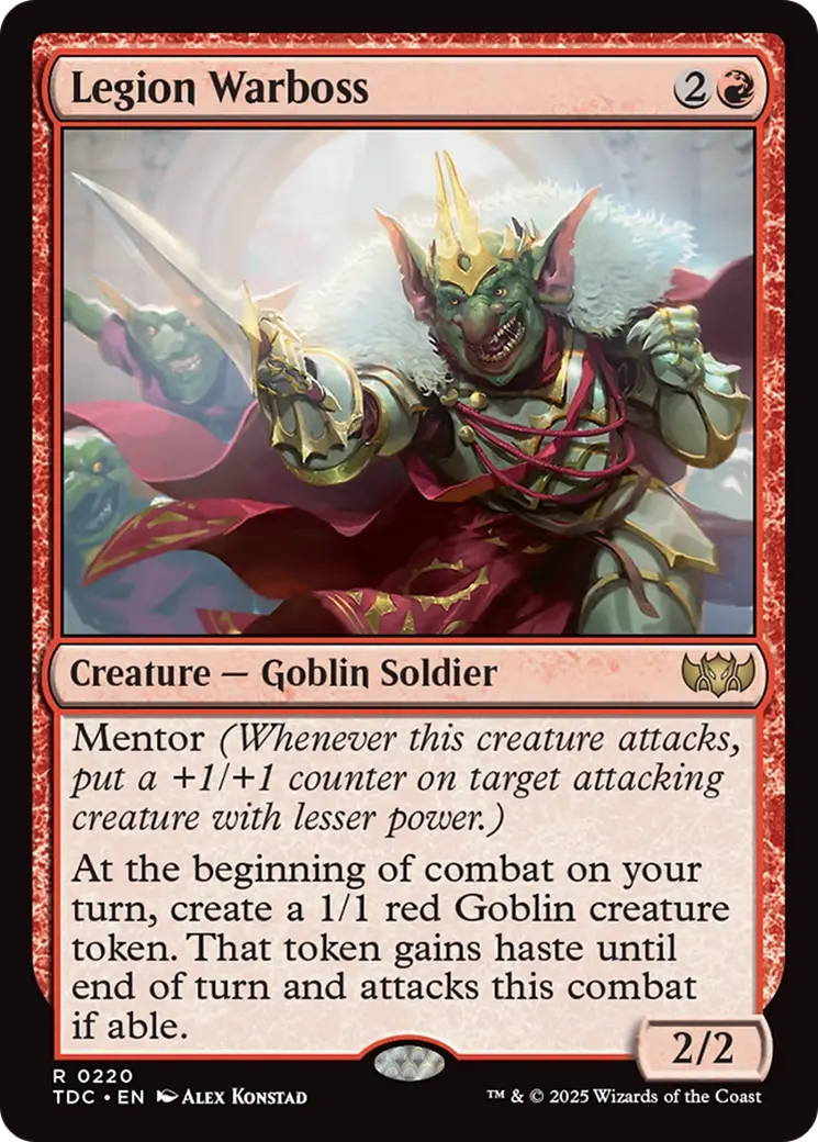 Legion Warboss [Tarkir: Dragonstorm Commander] 1