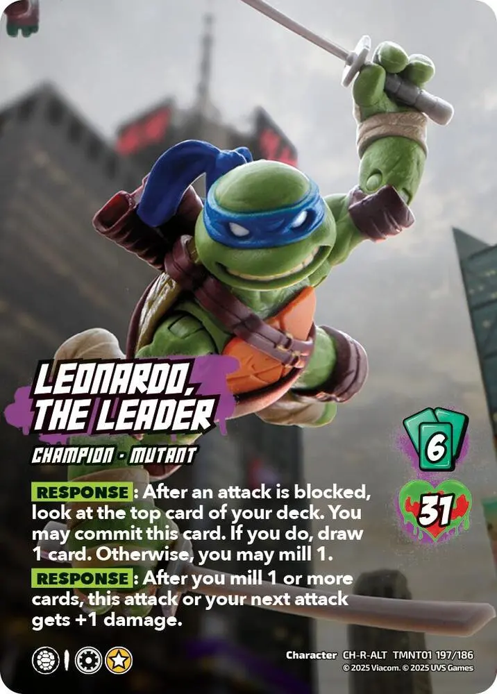Leonardo, The Leader (Alternate Art) (197) - Teenage Mutant Ninja Turtles (Tmnt) 1