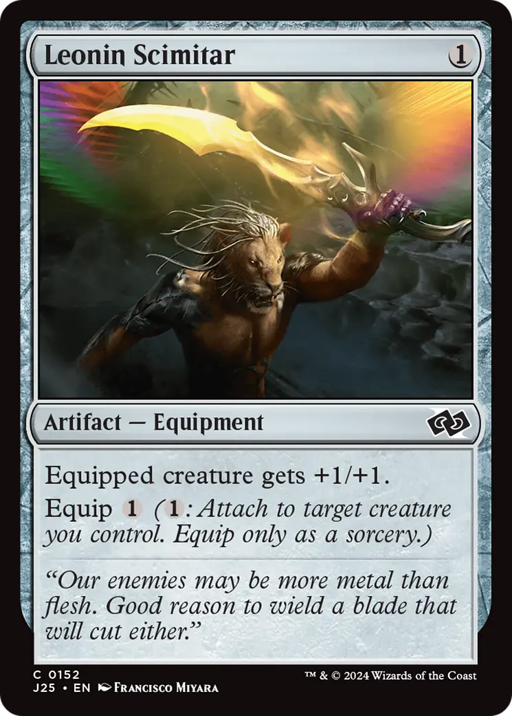 Leonin Scimitar [Foundations Jumpstart] 1
