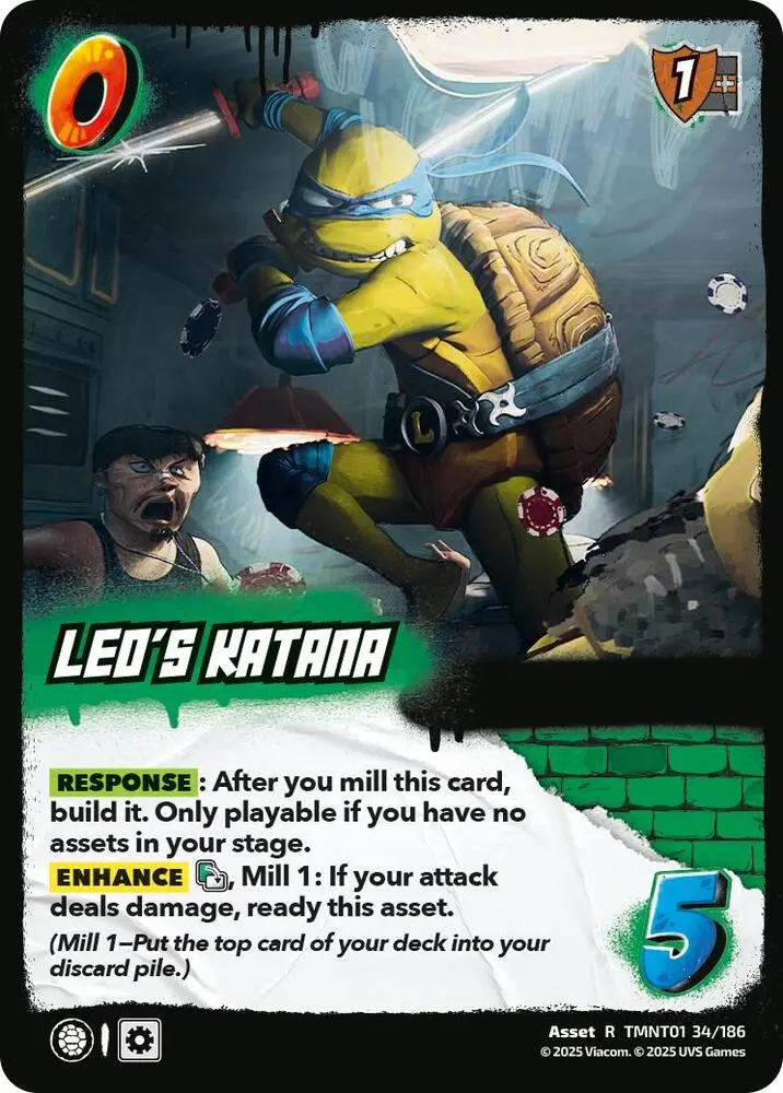 Leo's Katana - Teenage Mutant Ninja Turtles (Tmnt) 1