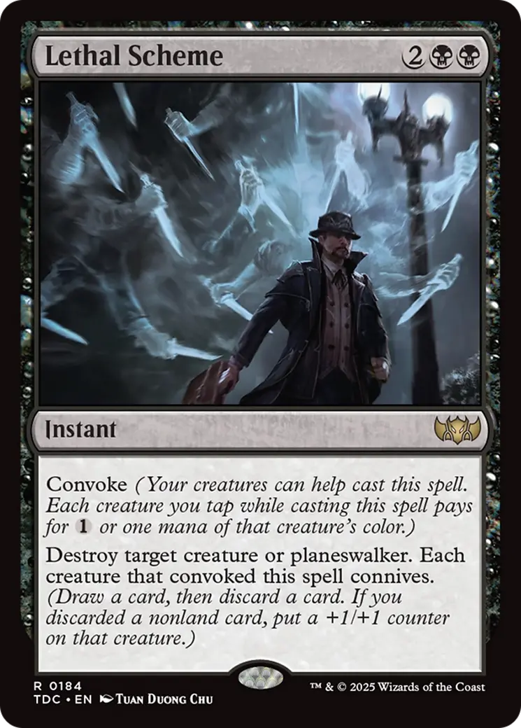 Lethal Scheme [Tarkir: Dragonstorm Commander] 1
