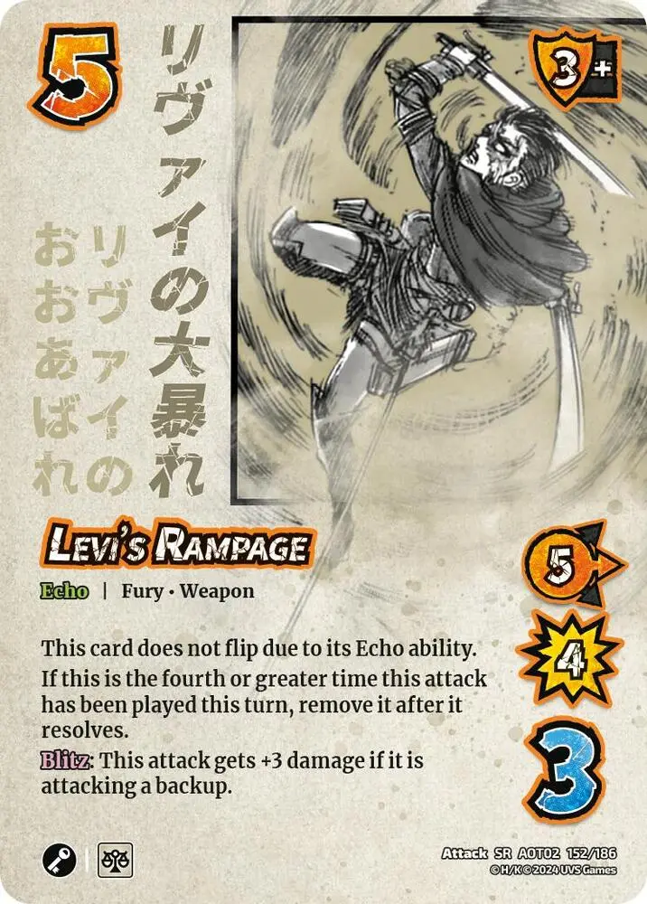 Levi's Rampage - Attack On Titan: Origins Of Power (Aot02) 1
