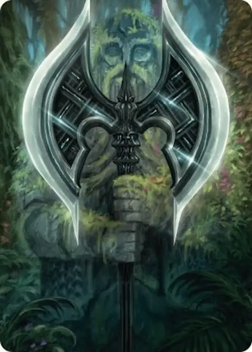 Leyline Axe Art Card (49/54) [Foundations Art Series] 1
