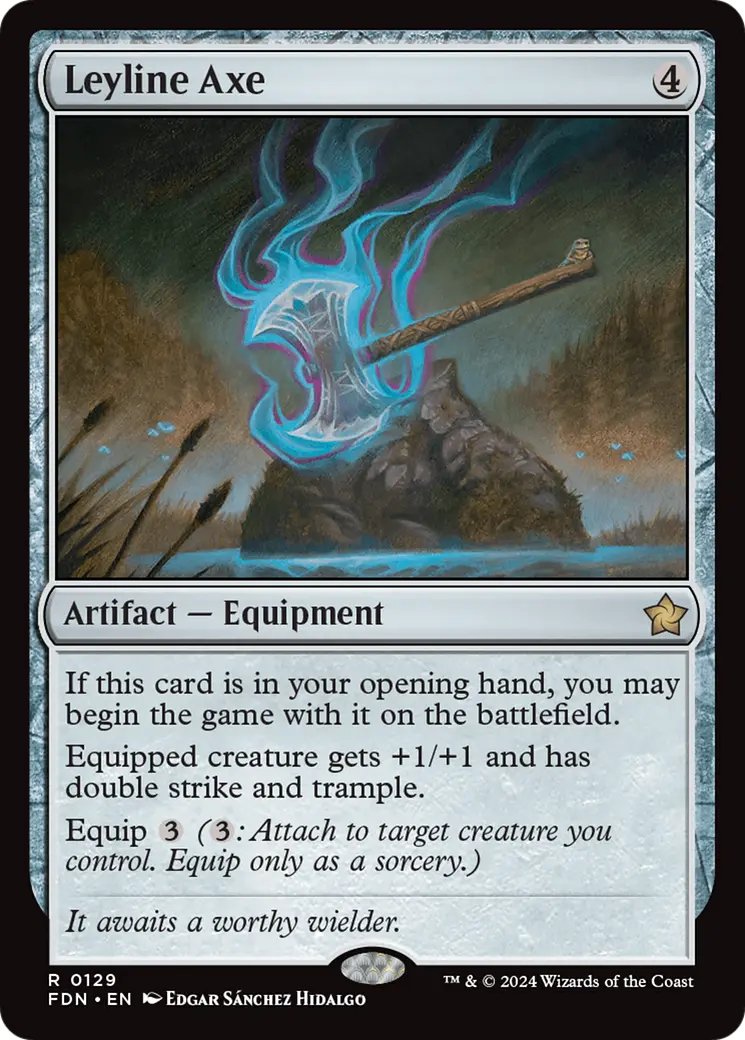 Leyline Axe [Foundations] 1
