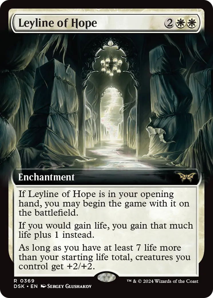 Leyline Of Hope (Extended Art) [Duskmourn: House Of Horror] 1