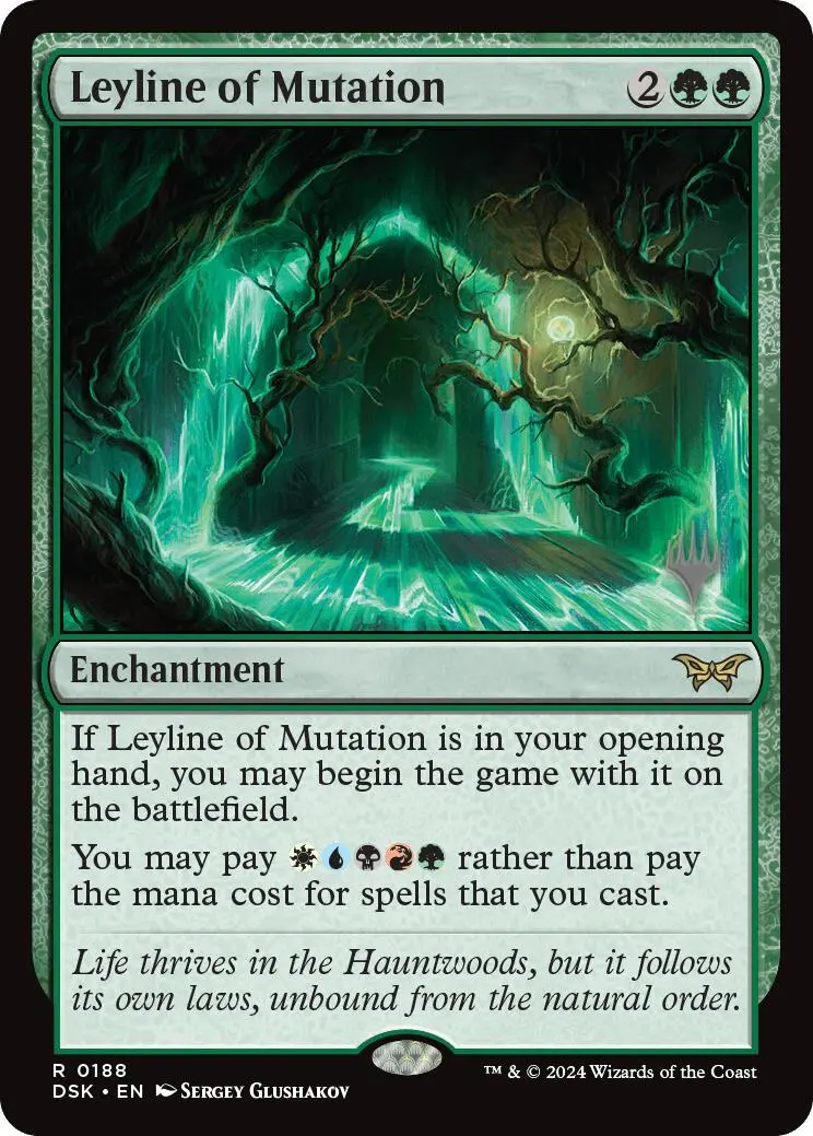 Leyline Of Mutation (Promo Pack) [Duskmourn: House Of Horror Promos] 1