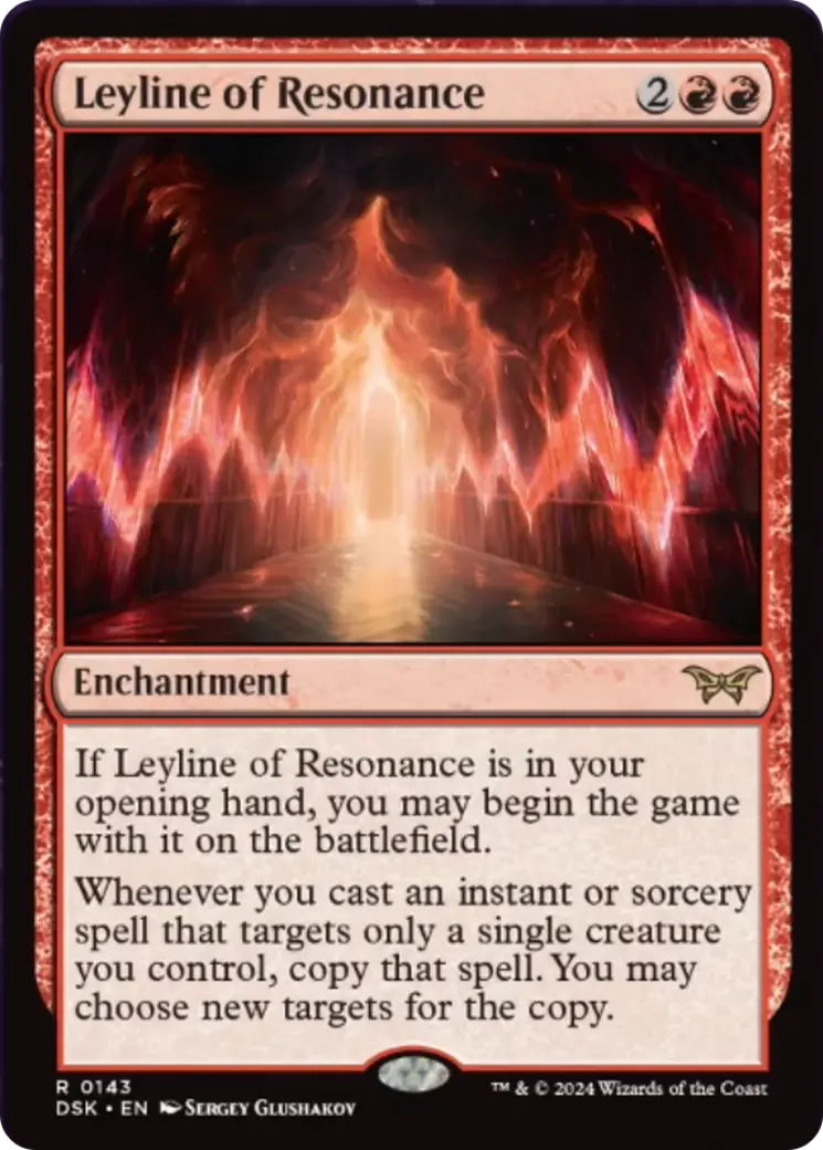 Leyline Of Resonance [Duskmourn: House Of Horror] 1