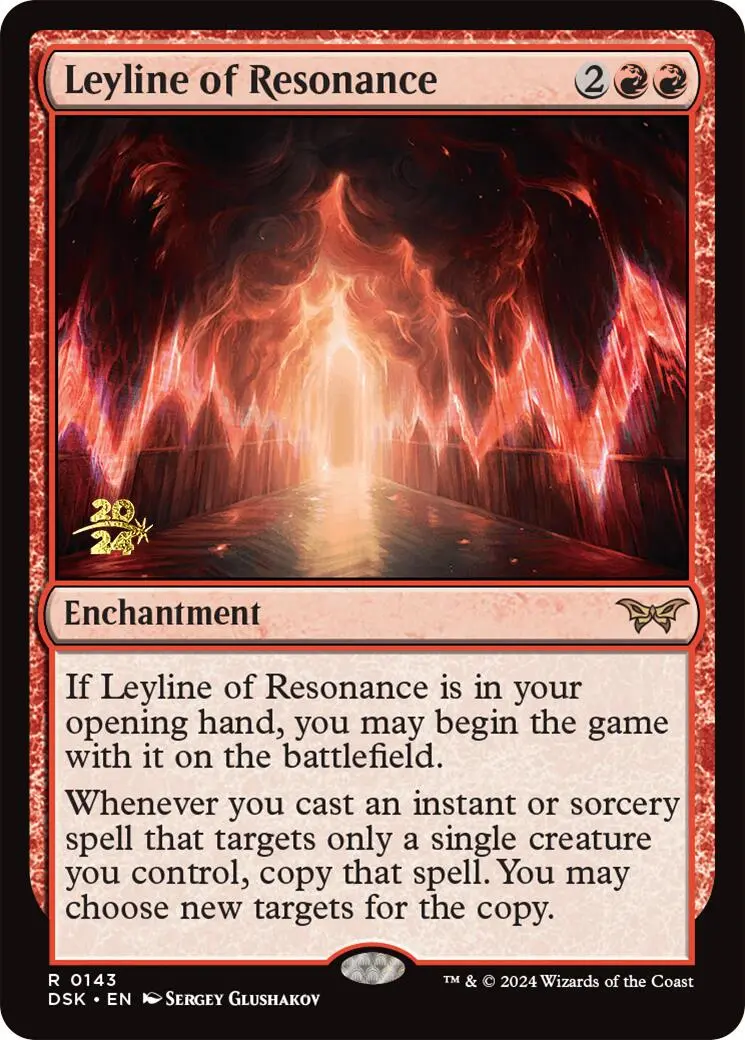 Leyline Of Resonance [Duskmourn: House Of Horror Prerelease Promos] 1