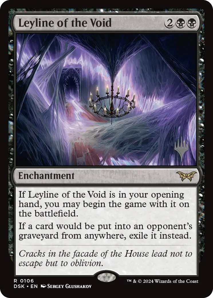 Leyline Of The Void (Promo Pack) [Duskmourn: House Of Horror Promos] 1