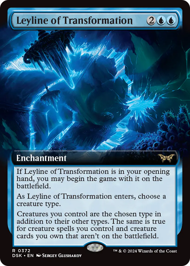Leyline Of Transformation (Extended Art) [Duskmourn: House Of Horror] 1